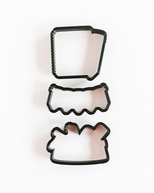 Set of 3 School Days Cookie Cutters